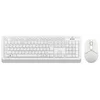 Клавиатура + мышь A4Tech Fstyler FG1012 клав:белый мышь:белый USB беспроводная Multimedia (FG1012 WHITE)
